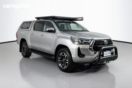 Silver 2021 Toyota Hilux Ute Tray SR5