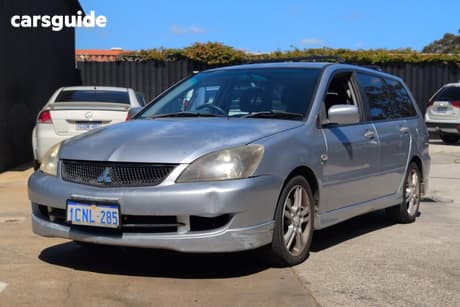 Silver 2006 Mitsubishi Lancer Wagon Vr-X
