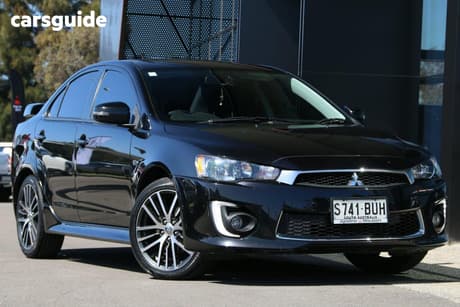 Black 2017 Mitsubishi Lancer Sedan Gsr