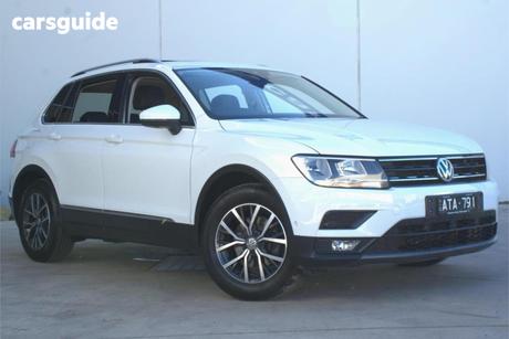 White 2017 Volkswagen Tiguan Wagon 110 Tsi Comfortline