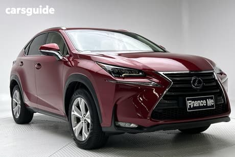 Red 2017 Lexus NX300H Wagon Sports Luxury Hybrid (Awd)