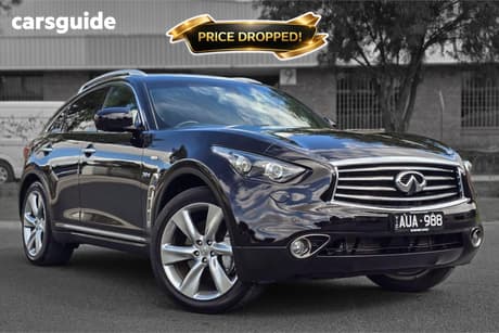 Black 2017 Infiniti QX70 SUV S51