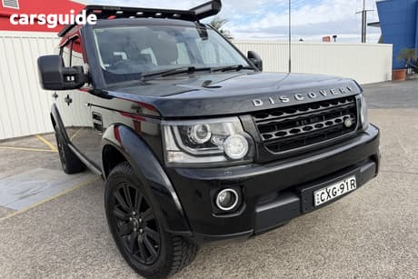 Black 2015 Land Rover Discovery 4 Wagon 3.0 Tdv6