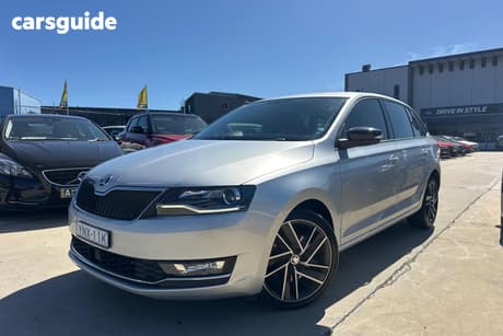 Silver 2018 Skoda Rapid Spaceback Wagon 92 Tsi