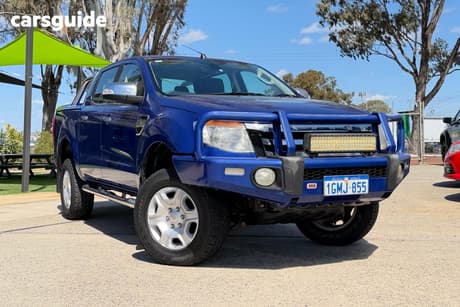 Blue 2015 Ford Ranger Dual Cab Utility Xlt 3.2 (4X4)