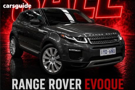 Grey 2017 Land Rover Range Rover Evoque SUV TD4 180 HSE 4X4