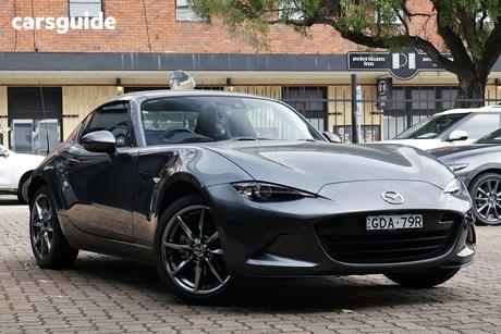 Grey 2021 Mazda MX-5 Convertible Rf Gt