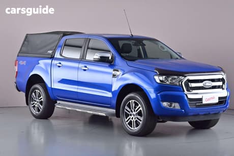Blue 2017 Ford Ranger Dual Cab Utility Xlt 3.2 (4X4)