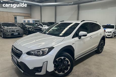 White 2020 Subaru XV Wagon Hybrid