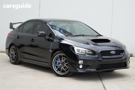 Black 2014 Subaru WRX Sedan Sti Premium