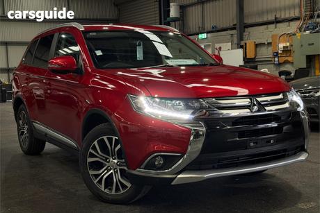 Red 2018 Mitsubishi Outlander Wagon Ls 7 Seat (Awd)