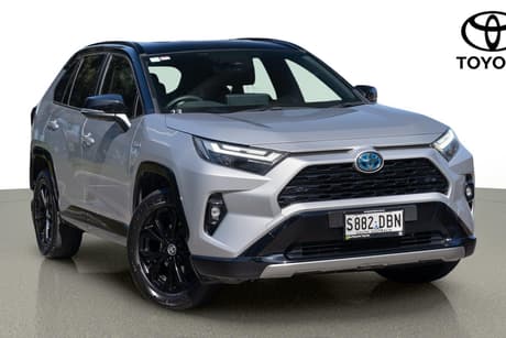 Silver 2024 Toyota RAV4 Wagon Xse (2Wd) Hybrid Premium Paint