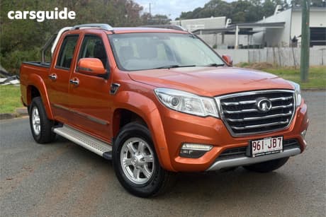 Orange 2020 Great Wall Steed Dual Cab Utility (4X2)