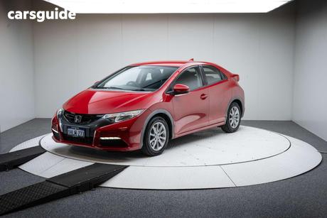 Red 2012 Honda Civic Hatchback Vti-S