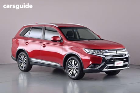 Red 2019 Mitsubishi Outlander Wagon Es 7 Seat (Awd)