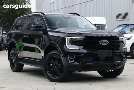 Black 2025 Ford Everest Wagon Black Edition (4Wd)
