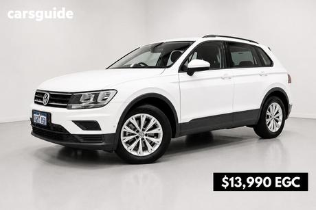 White 2017 Volkswagen Tiguan Wagon 110 Tsi Trendline