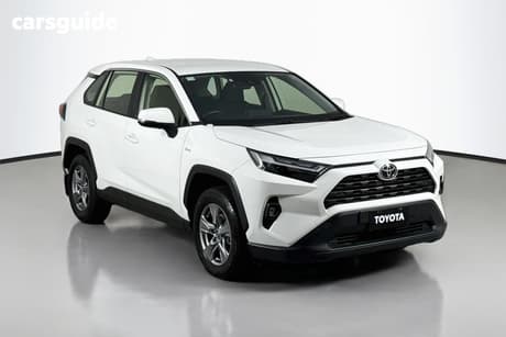 White 2025 Toyota RAV4 Wagon Gx (2Wd) Hybrid
