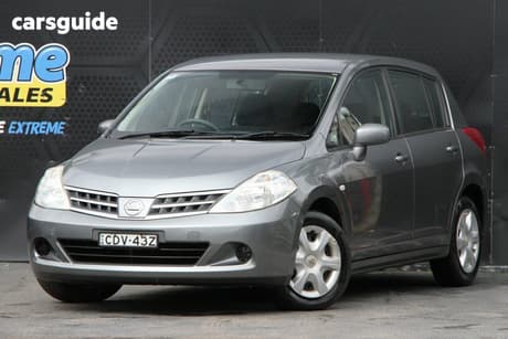 Grey 2011 Nissan Tiida Hatchback St