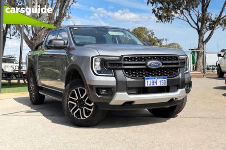 Silver 2022 Ford Ranger Double Cab Pick Up Sport 3.0 (4X4)