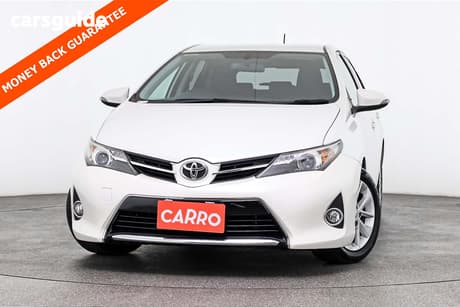 White 2014 Toyota Corolla Hatchback Ascent Sport