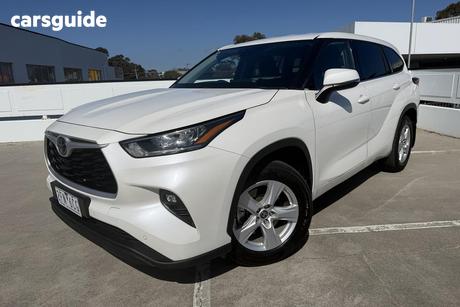 White 2021 Toyota Kluger Wagon Gx Awd