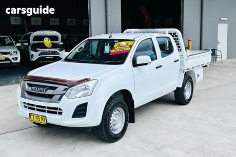 White 2019 Isuzu D-MAX Crew Cab Chassis Sx (4X4)