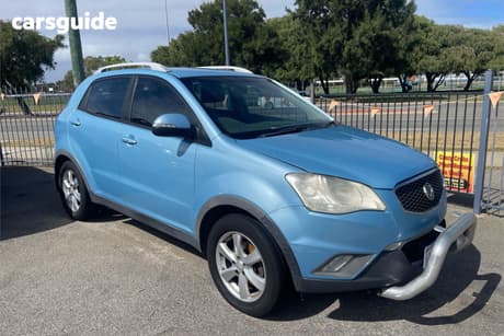 Blue 2011 Ssangyong Korando Wagon Sx