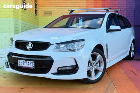 White 2015 Holden Commodore Sportswagon Sv6