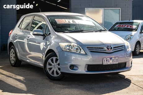 Blue 2011 Toyota Corolla Hatchback Ascent