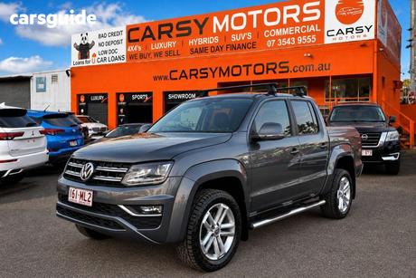 Grey 2018 Volkswagen Amarok Ute Tray V6 TDI 550 DARK LABEL 2H MY18