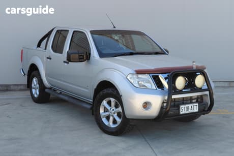 Silver 2012 Nissan Navara Dual Cab Pick-up St-X (4X4)