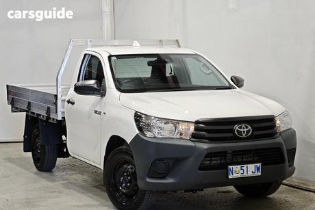 White 2022 Toyota Hilux Cab Chassis Workmate (4X2)