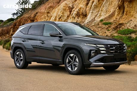 Grey 2026 Hyundai Tucson Wagon Elite Hybrid (Awd)