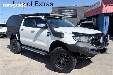 White 2016 Ford Ranger Dual Cab Utility Xlt 3.2 (4X4)