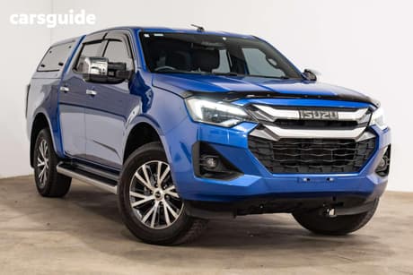 Blue 2024 Isuzu D-MAX Crew Cab Utility Ls-U+ (4X4)