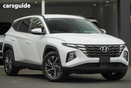 White 2023 Hyundai Tucson Wagon Elite (Fwd)