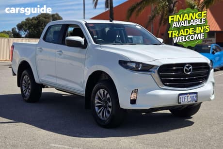 White 2024 Mazda BT-50 Dual Cab Pick-up Xt (4X4)
