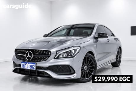 Grey 2018 Mercedes-Benz CLA200 Coupe 200