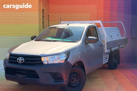 Silver 2016 Toyota Hilux Cab Chassis Workmate