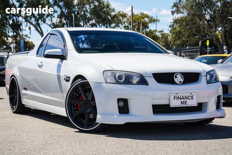 White 2007 Holden Commodore Utility Ss
