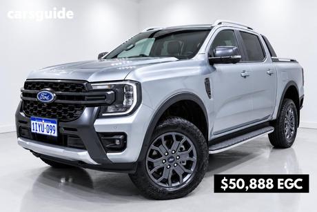 Silver 2022 Ford Ranger Double Cab Pick Up Wildtrak 3.0 (4X4)