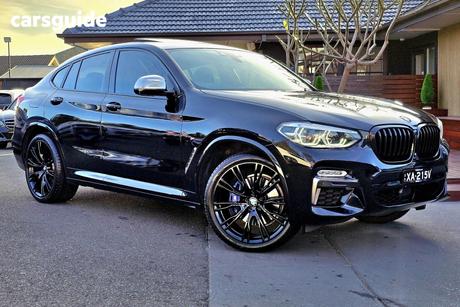 Black 2019 BMW X4 Coupe M40I