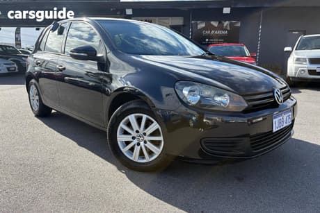 Black 2011 Volkswagen Golf Hatch 90 TSI TRENDLINE 1K MY12