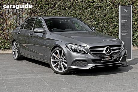 Grey 2017 Mercedes-Benz C200 Sedan