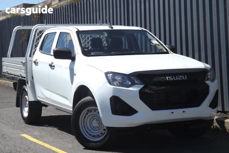White 2026 Isuzu D-MAX Crew Cab Chassis Sx (4X2) High-Ride