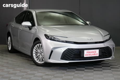 Silver 2025 Toyota Camry Sedan Ascent Hybrid