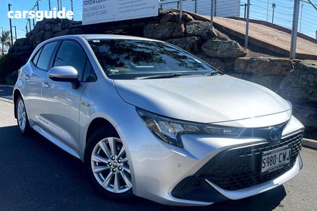 Silver 2023 Toyota Corolla Hatchback Ascent Sport Hybrid