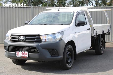 White 2020 Toyota Hilux Cab Chassis Workmate