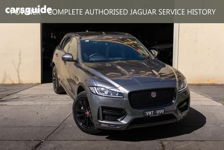 Grey 2017 Jaguar F-Pace Wagon 30D R-Sport